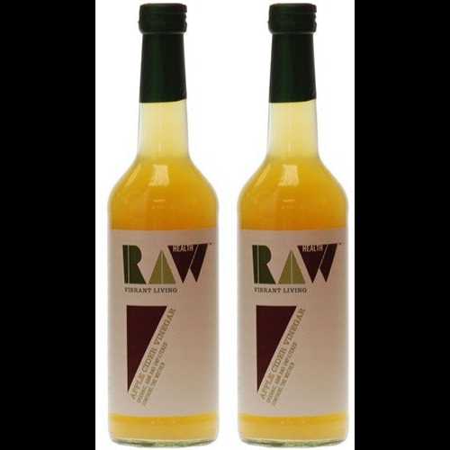 楽天GlomarketRaw Health オーガニック アップルサイダービネガー 500ml - 2 個パック Raw Health Organic Apple Cider Vinegar 500ml - Pack of 2