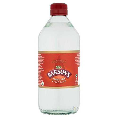 Sarsons Distilled Malt Vinegar - 568ml - Pack of 2 (568ml x 2) Sarsons Distilled Malt Vinegar - 568ml - Pack of 2 (568ml x 2)