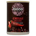 Biona 有機赤インゲン豆のチリソース漬け - 400g Biona Organic Red Kidney Beans in Chilli Sauce - 400g