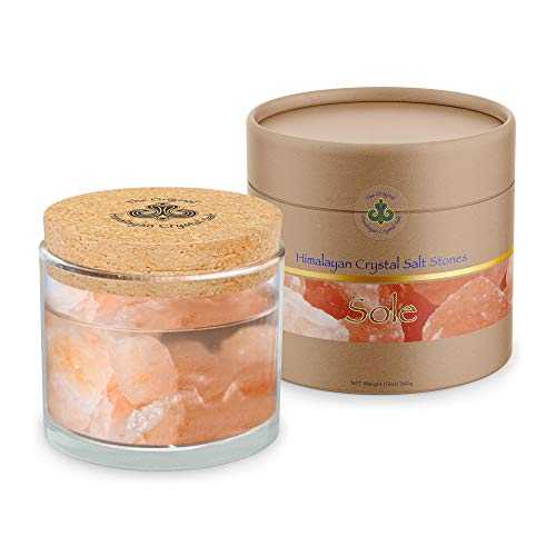 ソールジャーに入ったオリジナルのヒマラヤクリスタルソルトストーン Original Himalayan Crystal Salt..