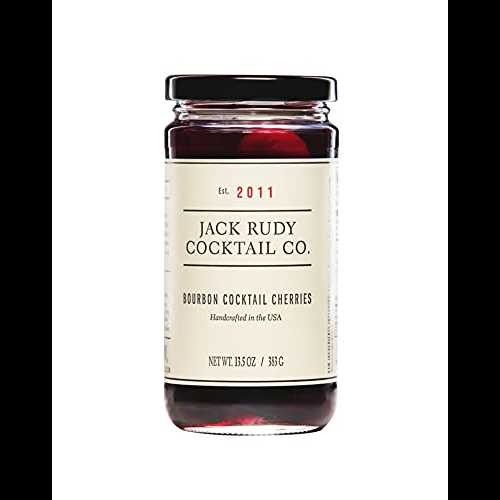 Jack Rudy Cocktail Co、チェリーズ バーボンバレルエイジド、13.5 液量オンス 手作り オレゴンチェリ..