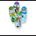 カラフルなデザインのスノーマン クリスマス プレミアム チョコレート - 1 ポンド、スノーマン 50 個 FavorOnline Snowman Christmas Premium Chocolate in Colorful Design - 1 LB, 50 Snowmen