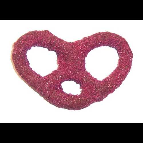 Scott's Cakes ミルクチョコレートで覆われたプレッツェル、バーガンディシュガー入り、1ポンド透明チ..