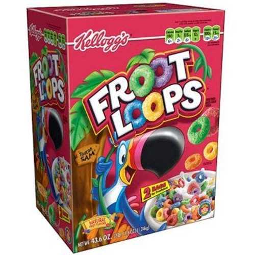 American Standart Kellogg's Froot Loops Cereal (43.6 oz.) x2