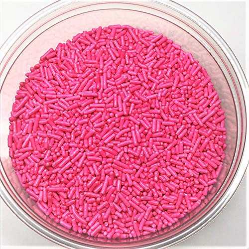 スプリンクル ピンク ジミーズ ベーカリー トッピング 1 ポンド カラー スプリンクル Kerry Sprinkles Pink Jimmies Bakery Topping 1 pound colored sprinkles