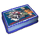NARUTO -ナルト- チーム パーソナライズケーキトッパー 1/4 8.5 x 11.5インチ 誕生日ケーキトッパー Ediblektoppers Naru...