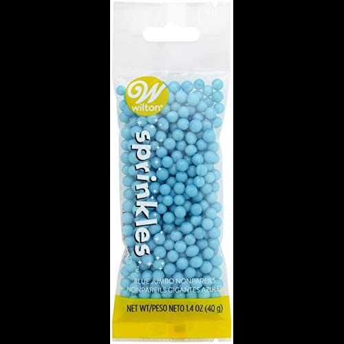 ジャンボ ノンパレイユ ブルー Wilton Jumbo Nonpareils Blue ジャンボ ノンパレイユ ブルー Wilton Jumbo Nonpareils Blue