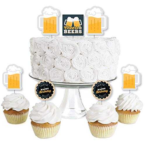 Big Dot of Happiness 乾杯とビール Happy Birthday – デザートカップケーキトッパー – 誕生日パーティー用クリアトリートピック – 24個セット Big Dot of Happiness Cheers and Beers Happy Birthday - Dessert Cupcake Toppers - Birthday Big Dot of Happiness 乾杯とビール Happy Birthday – デザートカップケーキトッパー – 誕生日パーティー用クリアトリートピック – 24個セット Big Dot of Happiness Cheers and Beers Happy Birthday - Dessert Cupcake Toppers - Birthday