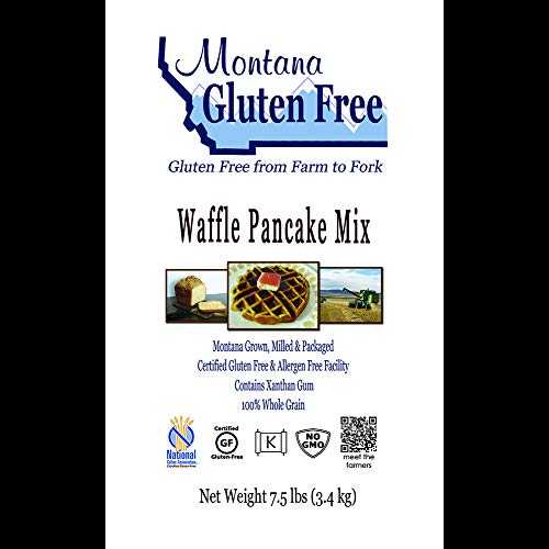 グルテンフリーパンケーキミックス - ワッフルミックス ~ 7 1/2ポンドバッグ Montana Gluten Free Gluten Free Pancake Mix - Waffle Mix ~ 7 1/2 Pound Bag