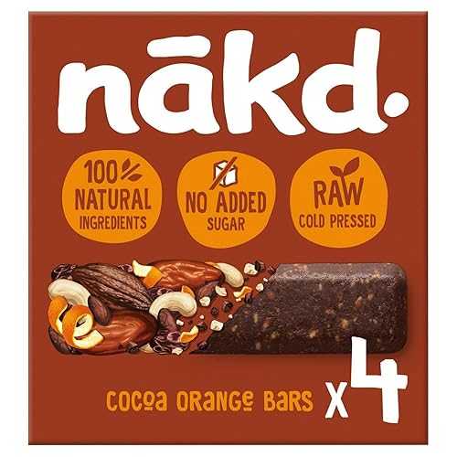 NAKD ココアオレンジバー、35 GR nākd. NAKD Cocoa Orange Bar, 35 GR