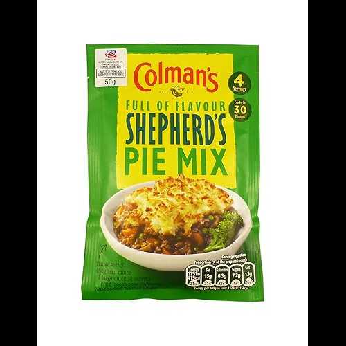 Colman's Shepherd's Pie Recipe Mix perfect with creamy mashed potato quick to prepare pie mix 50 g Colman's Shepherd's Pie Recipe Mix perfect with creamy mashed potato quick to prepare pie mix 50 g