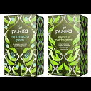 Pukka オーガニック抹茶 2 フレーバー バラエティ バンドル、各 1 個: ミント抹茶グリーン、スプリーム 抹茶グリーン (20 個) Pukka Organic Matcha Tea 2 Flavor Variety Bundle, (1) each: Mint Matcha Green, and Supreme Matcha Gre