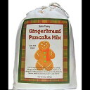 ジンジャーブレッドパンケーキミックス、10オンスの布製ギフトバッグ、ゼロから作るレシピ1パッケージ Julia's Pantry Gingerbread Pan...