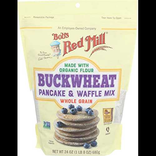 Bob's Red Mill そば粉パンケーキ & ワッフルミックス、24 オンス Bob's Red Mill Buckwheat Pancake & Waffle Mix, 24 oz