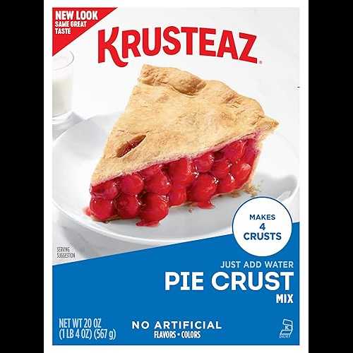 Krusteaz トラディショナル ライト&フレークパイ クラスト ミックス、20 オンス (3 個パック) Krusteaz Traditional Light & Flaky Pie Crust Mix, 20 OZ (Pack of 3)