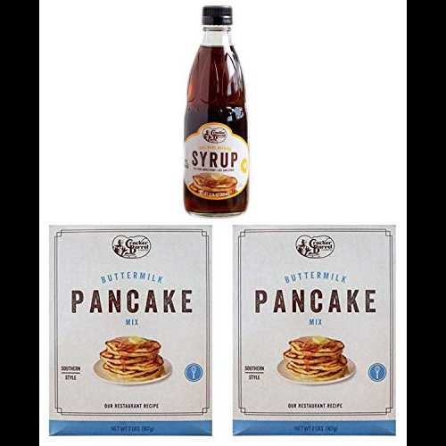 CrackerBarrel Cracker Barrel Pancake Mix Set! Includes Pancake Syrup a...