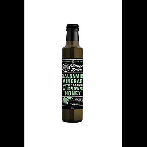 VILLAGE BATCH Balsamic Vinegar Organic With Raw Organic Wildflower Hon...