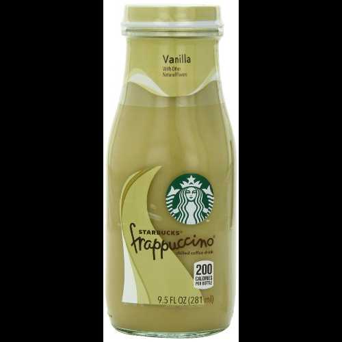 スターバックス ボトルコーヒードリンク、天然バニラ風味のチルドフラペチーノ、9.5 液量オンス - 12 ..