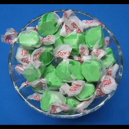 Green Apple Flavored Taffy Town Salt Water Taffy 1 Pound