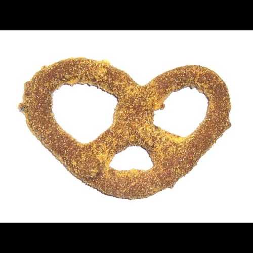 Scott's Cakes ミルクチョコレートで覆われたプレッツェル、ゴールドシュガー入り、1ポンドの白いベーカリーボックス入り Scott's Cakes Milk Chocolate Covered Pretzels with Gold Sugar in a 1 Pound White Bakery Box