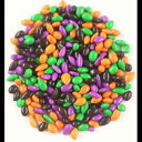 Scott's Cakes Halloween Mix Chocolate Covered Sunflower Seeds in a 1 Pound White Bakery Box