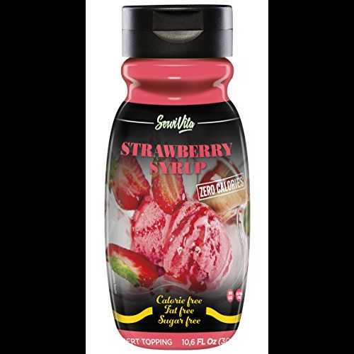 SERVIVITA ゼロカロリー ストロベリーシロップ、10.6 fl. オズ。 SERVIVITA Zero Calories Strawberry Syrup, 10.6 fl. oz. SERVIVITA ゼロカロリー ストロベリーシロップ、10.6 fl. オズ。 SERVIVITA Zero Calories Strawberry Syrup, 10.6 fl. oz.