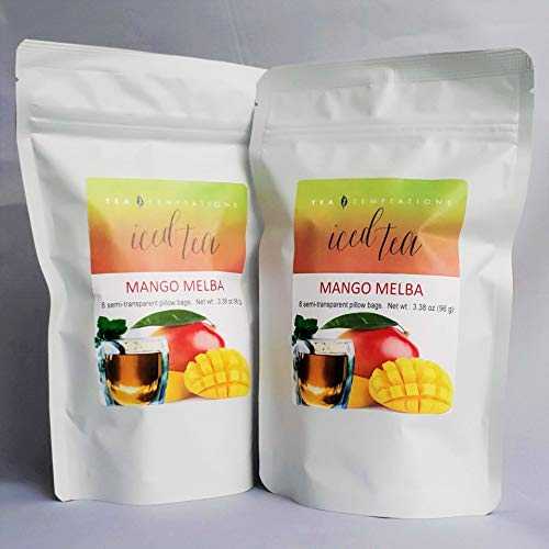 楽天Glomarketマンゴーメルバ紅茶バンドル（マンゴーメルバブラック） Tea Temptations Mango Melba Black Tea Bundle （Mango Melba Black）