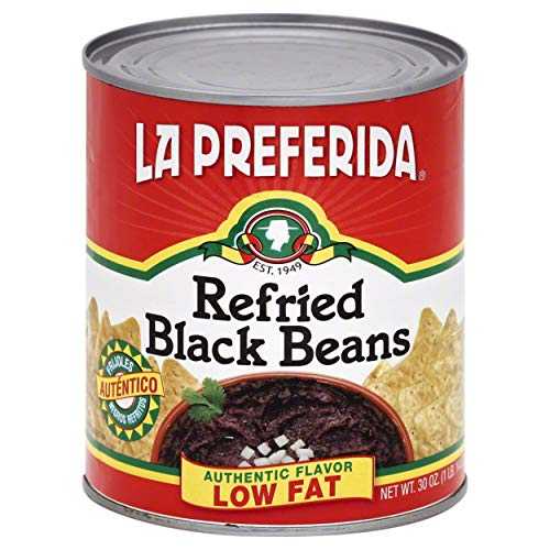 La Preferida Beans、リフライドブラックオーセンティックフレーバー、30オンス La Preferida Beans, Refried Black Authentic Flavor, 30 Ounce