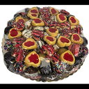 3ポンドのバレンタインデークッキープラッター – Best Cookies製 3 lb. Valentine's Day Cookie Platter by Best Cookies