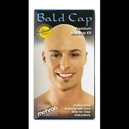 メロンメイクアップ プレミアムキャラクターキット (ハゲキャップ) Mehron Makeup Premium Character Kit (Bald Cap)