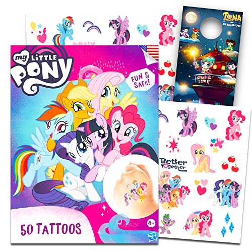 Savvi ディズニー 子供用一時的なタトゥー (マイリトルポニー) Savvi Disney Temporary Tattoos for Kids (My Little Pony)