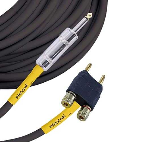 ploYnk Professional Audio Speaker Cable - 12 Gauge (50 ft, 1/4