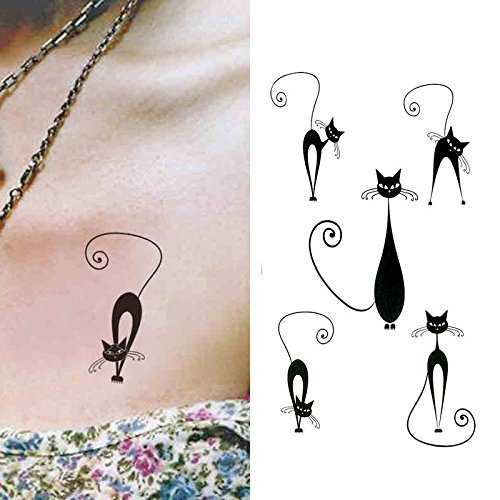 Ottati 小さなかわいい一時的なタトゥー子猫猫の首の手 (2 個セット) Oottati Small Cute Temporary Tattoo Kitten Cat Neck Hand (Set of 2) Ottati 小さなかわいい一時的なタトゥー子猫猫の首の手 (2 個セット) Oottati Small Cute Temporary Tattoo Kitten Cat Neck Hand (Set of 2)