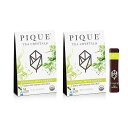 Pique Organic Mint Green Tea Crystals - Support Healthy Digestion, and Energy. Caffeinated Green Tea with Spearmint - 28 Single Serve Sticks - 28 Single Serve Sticks (Pack of 2)