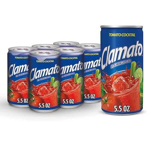 12個パック - クラマトトマトカクテル、オリジナル、5.5液量オンス、6カウント PACK OF 12 - Clamato Tomato Cocktail, Original, 5.5 Fl Oz, 6 Count