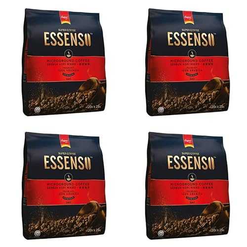 Super NOVIIML COFFEE ESSENSO 3 in 1 Instant Coffee (4 pack x 20 sachets) Instant Coffee Imported from Malaysia