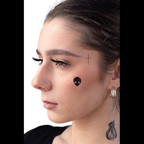 Thug Ink 一時的なタトゥー - ボリューム III - 8 つの一時的なタトゥー ~ フェイス タトゥー ~ マネーバッグ、コンパス、エイリアン ヘッドなど~ Thug Life ~ フェイク タトゥー ~ 水転写タトゥー Thug Ink Temporary Tattoos - Volume II Thug Ink 一時的なタトゥー - ボリューム III - 8 つの一時的なタトゥー ~ フェイス タトゥー ~ マネーバッグ、コンパス、エイリアン ヘッドなど~ Thug Life ~ フェイク タトゥー ~ 水転写タトゥー Thug Ink Temporary Tattoos - Volume II