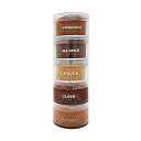 Spicylux 秋のスパイス シナモングラウンド、オールスパイス、ジンジャー、クローブグラウンド、ナツメグ ベーキングスパイスと調味料 (5 個セット)