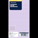 Filofax Personal Lavender Ruled Notepaper, Purple