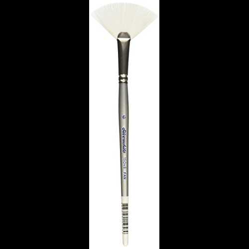 シルバー ブラッシュ リミテッド、シルバーホワイト、ファン ペイント ブラシ - ショート ハンドル、サ..