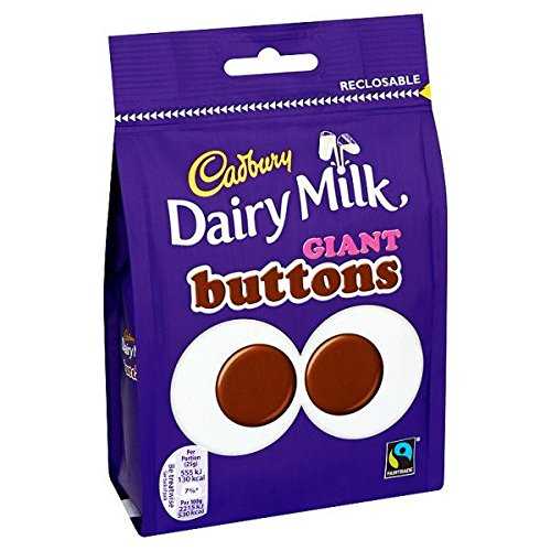 楽天Glomarketキャドバリー デイリー ミルク ジャイアント ボタン チョコレート 119g 袋 Cadbury Dairy Milk Giant Buttons Chocolate 119g Bag