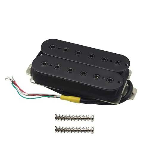 FLEOR ˥ 5 쥭 ֥å ԥåå ֥  ϥХå ԥåå-֥å FLEOR Alnico 5 Electric Guitar Bridge Pickup Double Coil Humbucker Pickups-Black