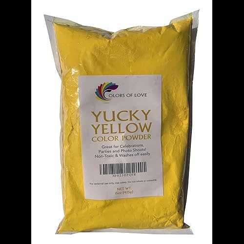 Colors of Love Yellow Powder-15 Oz Bag-Ideal, Bath Bombs, Youth Group ...