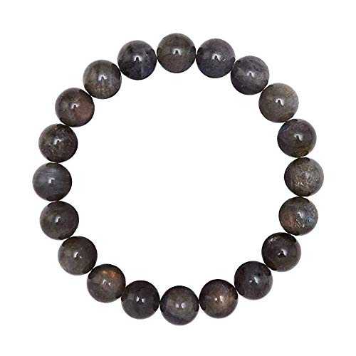 Forziani 10mm ラブラドライト ビーズ ブレスレット メンズ - 強さと忍耐力 - 高品質ストレッチ グレー ジェムストーン ビーズ メンズ ブレスレット サイズ M - 米国製 ギフトボックス付き Forziani 10mm Labradorite Beaded Bracelet for Men - Forziani 10mm ラブラドライト ビーズ ブレスレット メンズ - 強さと忍耐力 - 高品質ストレッチ グレー ジェムストーン ビーズ メンズ ブレスレット サイズ M - 米国製 ギフトボックス付き Forziani 10mm Labradorite Beaded Bracelet for Men -