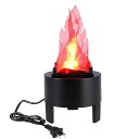 TongBF 3D Fake Fire Flame, Artificial Fire Lamp Portable Electronic LED Fake Flame Lamp Realistic Simulated Flame Effect for Halloween Christmas Decorations, Night Clubs, Stage Performance (Without Chain)