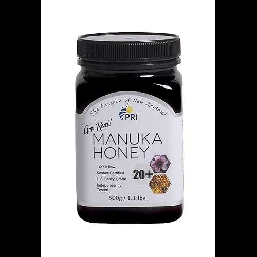 PRI マヌカハニー 20+ 1.1ポンド Pacific Resources International PRI Manuka Honey 20+ 1.1lbs.