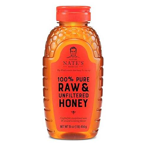 Nature Nate's Nate's 100% Pure, Raw & Unfiltered Honey - Award-Winning Taste, 16 oz. Squeeze Bottle