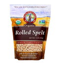 Grain Place Foods 非遺伝子組み換えオーガニック ロールド スペルト小麦 1 ポンド バッグ Grain Place Foods Non-GMO Organic Rolled Spelt 1lb Bag