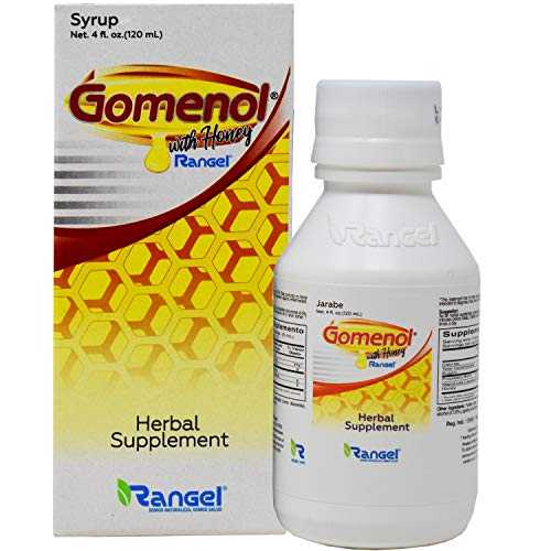ゴメノール ハニー ランゲル ハーブ サプリメント 4 オンス Gomenol Honey Rangel Herbal Supplement 4 oz