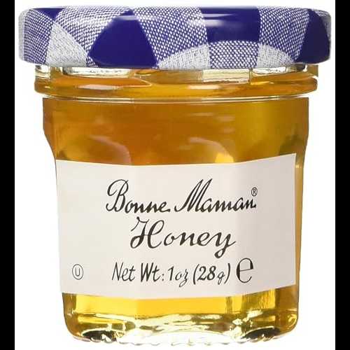 1 Ounce (Pack of 15), Bonne Maman Honey Mini Jars - 1 oz x 15 pcs Kosher